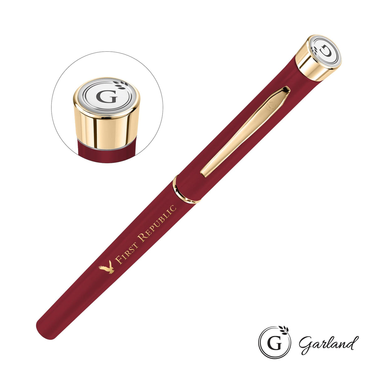 Custom Logo Garland® Color Matte Collection Pen - Gold