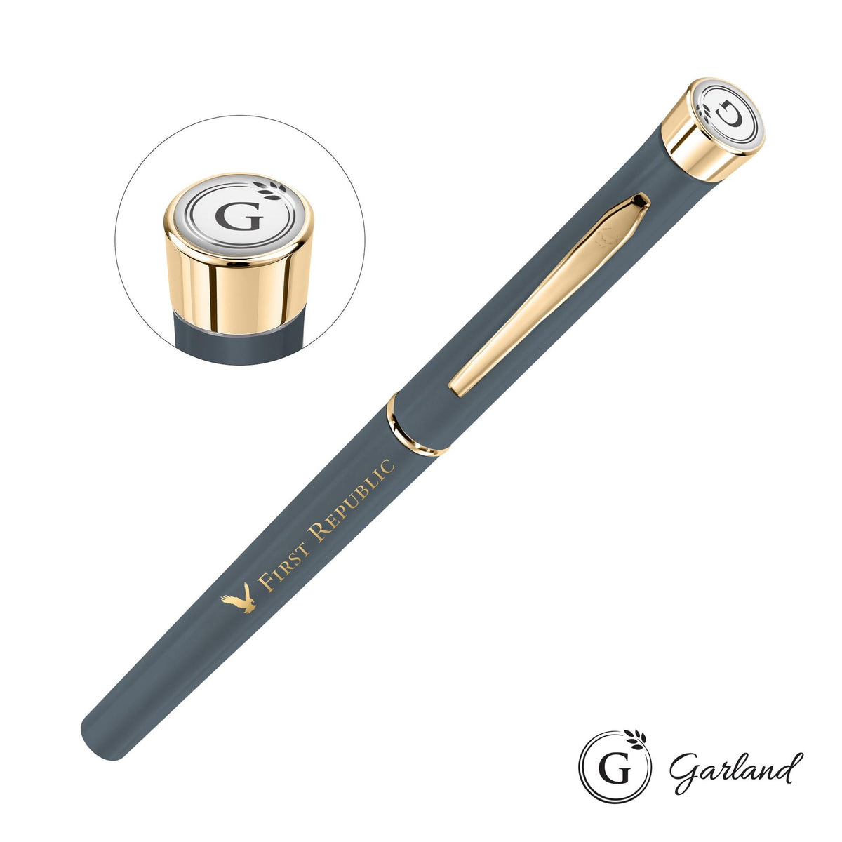 Custom Logo Garland® Color Matte Collection Pen - Gold