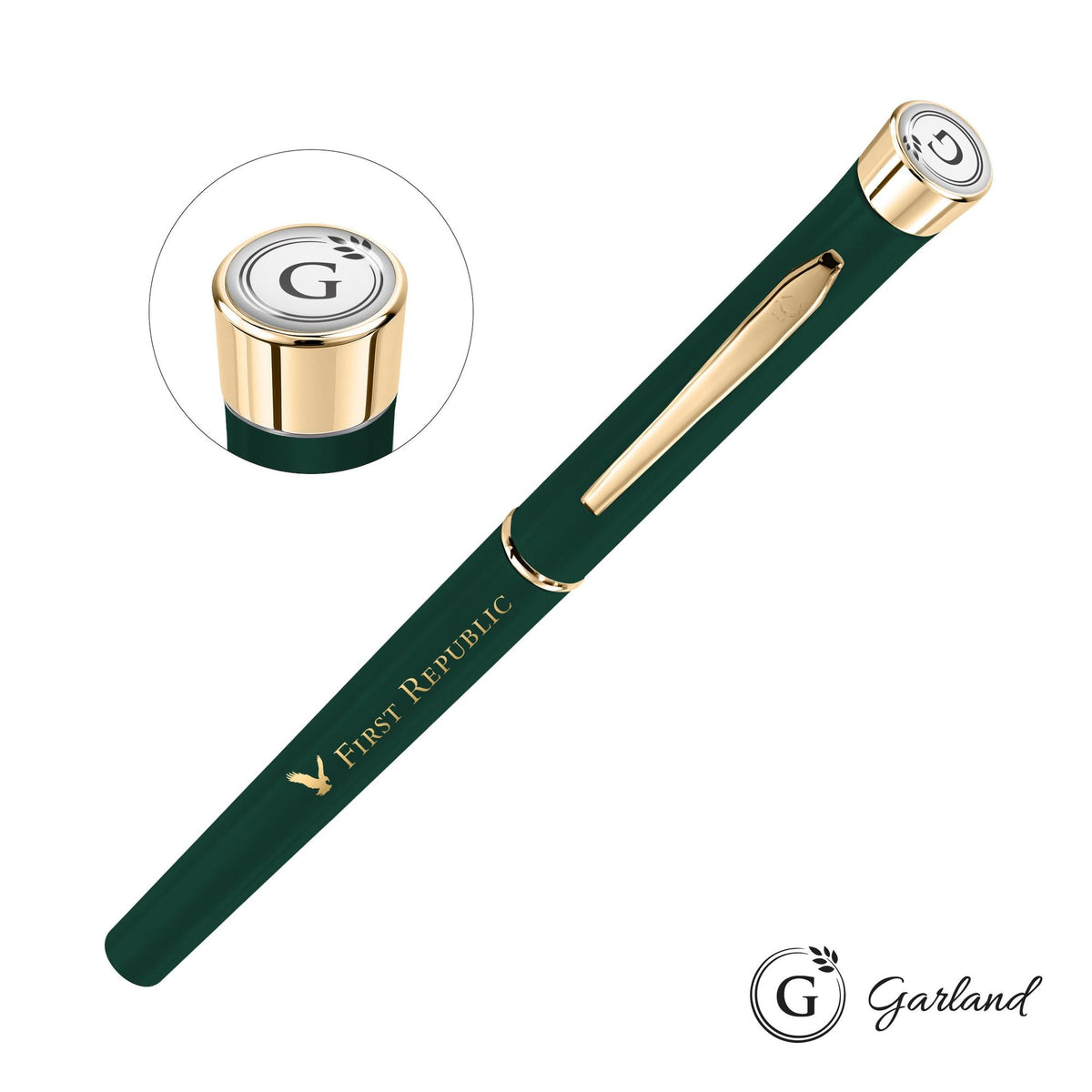 Custom Logo Garland® Color Matte Collection Pen - Gold