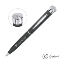 Custom Logo Garland® Color Matte Custom Emblem Twist Pen - Chrome