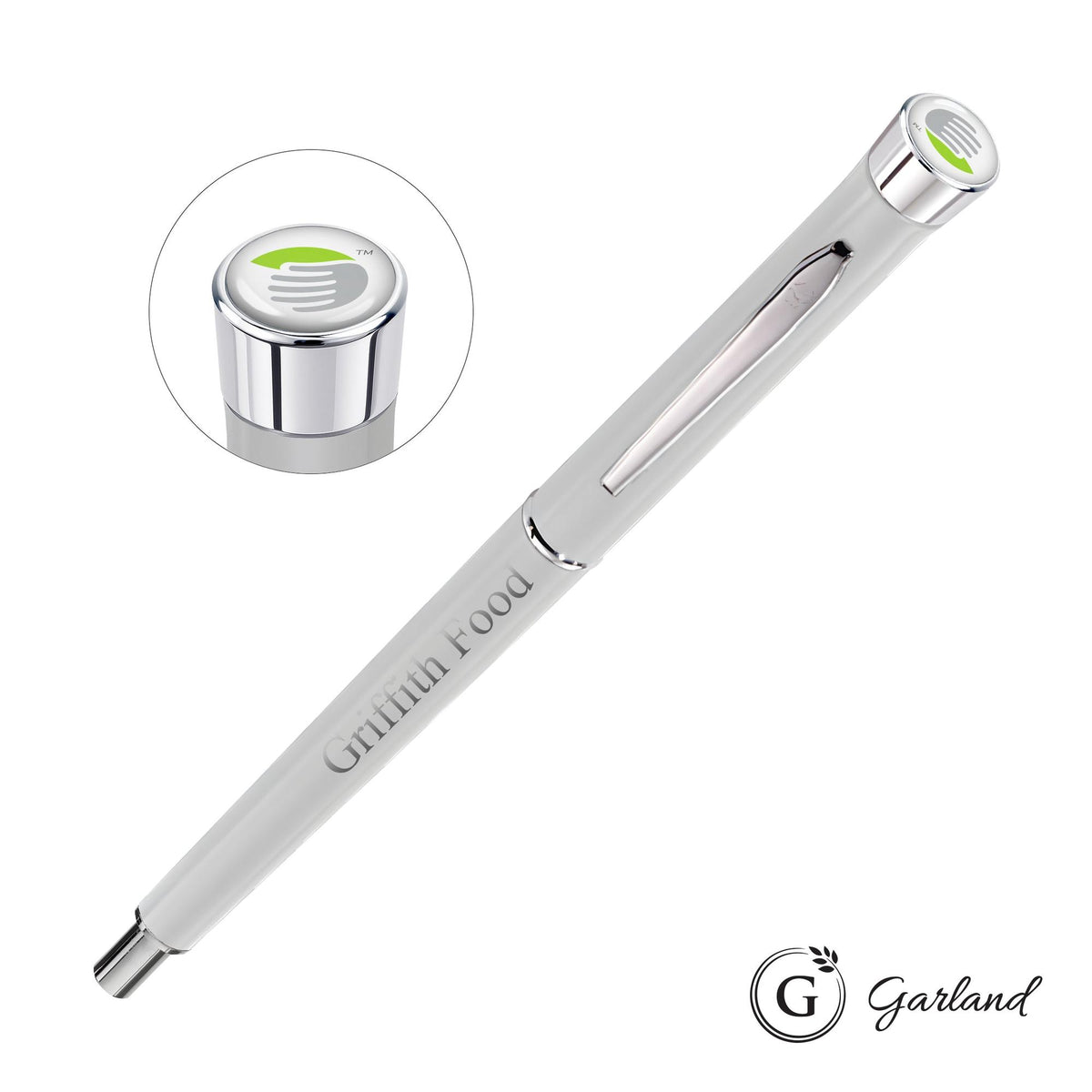 Custom Logo Garland® Color Matte Custom Mechanical Pencil - Chrome