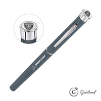 Custom Logo Garland® Color Matte Custom Rollerball Pen - Chrome