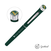 Custom Logo Garland® Color Matte Custom Rollerball Pen - Chrome