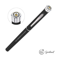 Custom Logo Garland® Color Matte Custom Rollerball Pen - Chrome