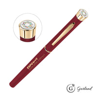 Custom Logo Garland® Color Matte Custom Rollerball Pen - Gold