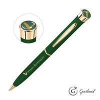 Custom Logo Garland® Color Matte Custom Twist Ballpoint Pen - Gold