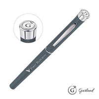 Custom Logo Garland® Color Matte Rollerball Pen - Chrome