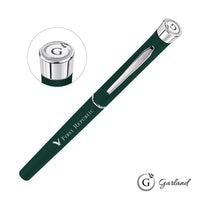 Custom Logo Garland® Color Matte Rollerball Pen - Chrome