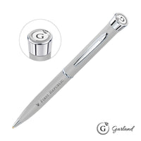 Custom Logo Garland® Color Matte Twist Ballpoint Pen - Chrome