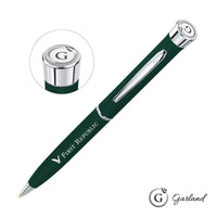 Custom Logo Garland® Color Matte Twist Ballpoint Pen - Chrome
