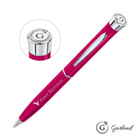 Custom Logo Garland® Color Twist Ballpoint Pen - Chrome Accent