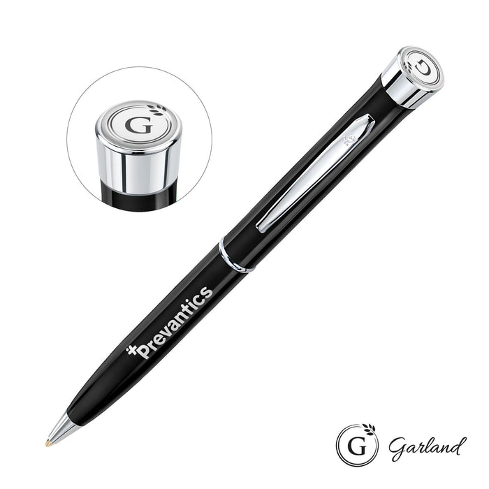 Custom Logo Garland® Color Twist Ballpoint Pen - Chrome Accent