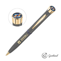 Custom Logo Garland® Recycled Custom Ballpoint Twist Pen - Gold Accent