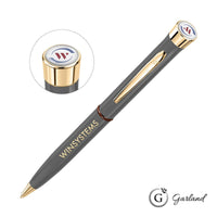 Custom Logo Garland® Recycled Custom Ballpoint Twist Pen - Gold Accent