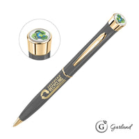 Custom Logo Garland® Recycled Custom Ballpoint Twist Pen - Gold Accent