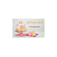 Custom Logo Giant 2lb. Chocolate Bar – Personalized Luxury Packaging – Happy Birthday