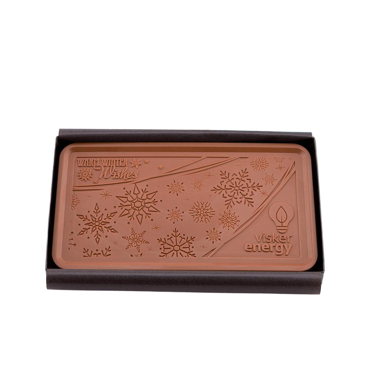 Custom Logo Giant 2lb. Engraved Chocolate Bar – Classic Packaging