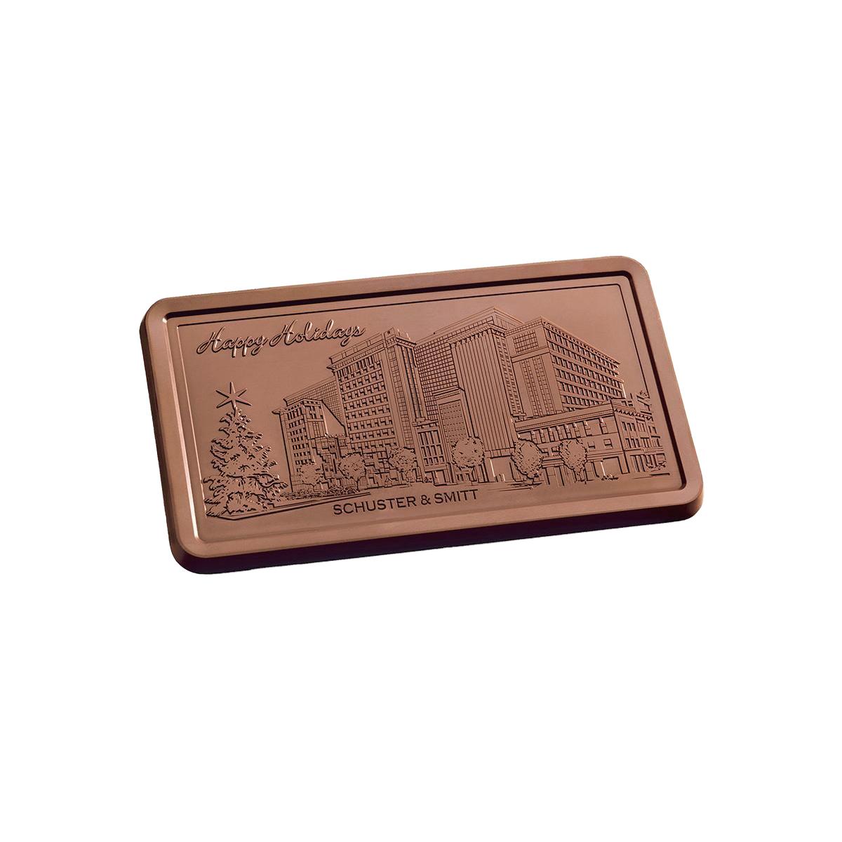 Custom Logo Giant 2lb. Engraved Chocolate Bar – Classic Packaging