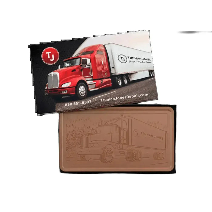 Custom Logo Giant 2lb. Engraved Chocolate Bar – Classic Packaging