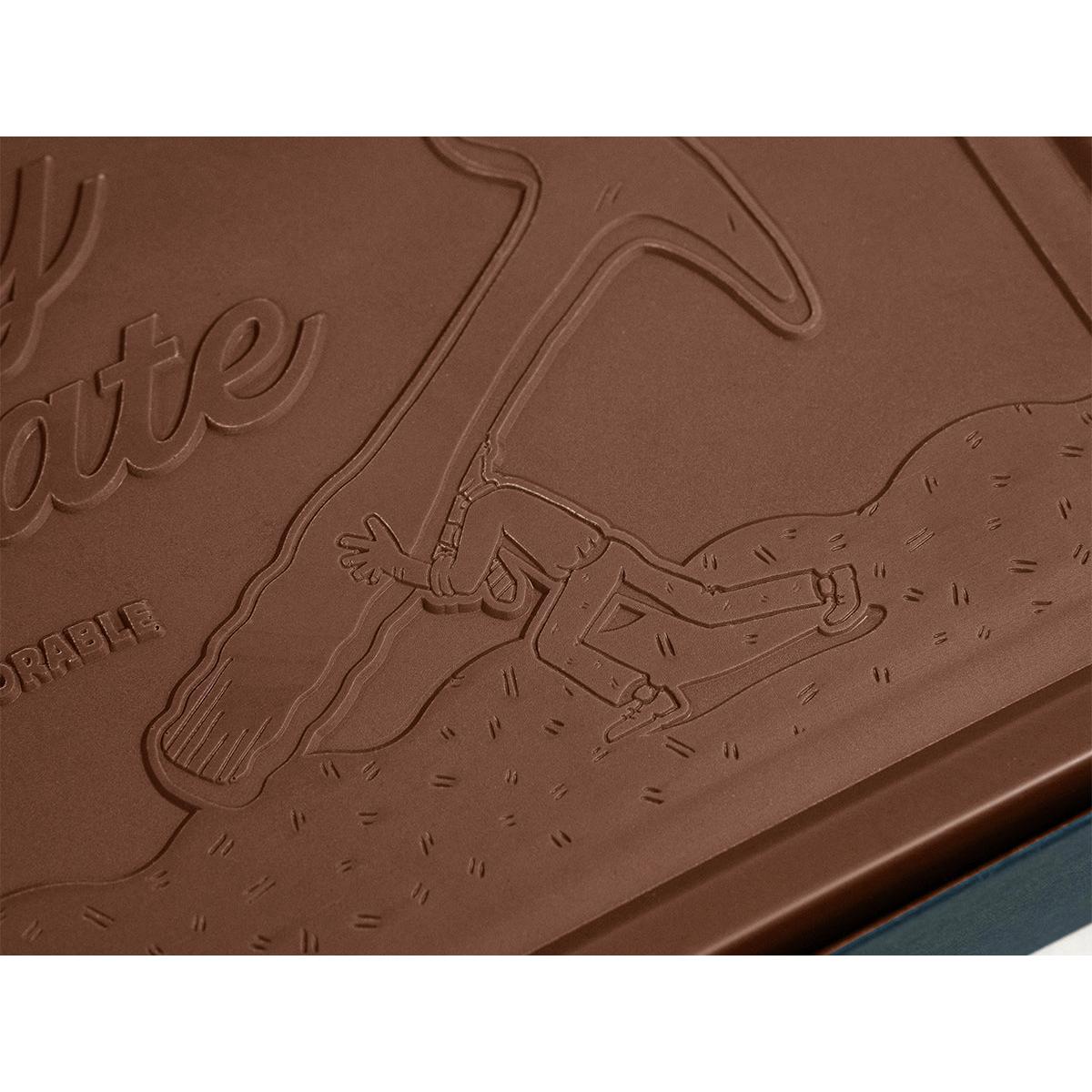 Custom Logo Giant 2lb. Engraved Chocolate Bar with Luxury Custom Packaging