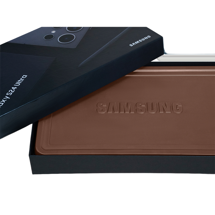 Custom Logo Giant 2lb. Engraved Chocolate Bar with Luxury Custom Packaging