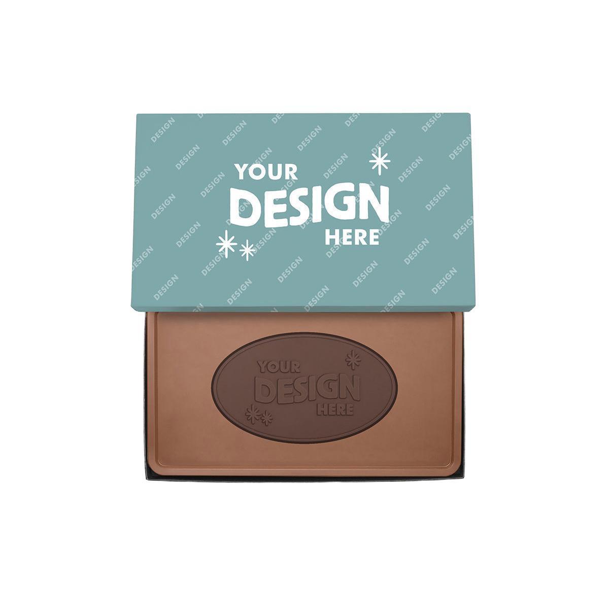 Custom Logo Giant 2lb. Engraved Combo Chocolate Bar – Classic Packaging