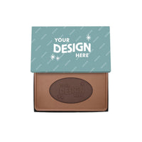 Custom Logo Giant 2lb. Engraved Combo Chocolate Bar – Classic Packaging