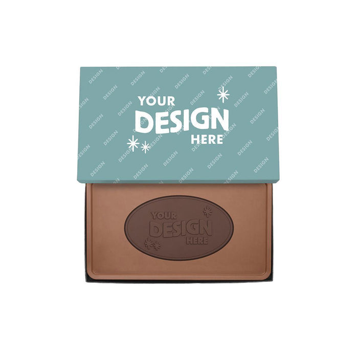 Custom Logo Giant 2lb. Engraved Combo Chocolate Bar – Classic Packaging