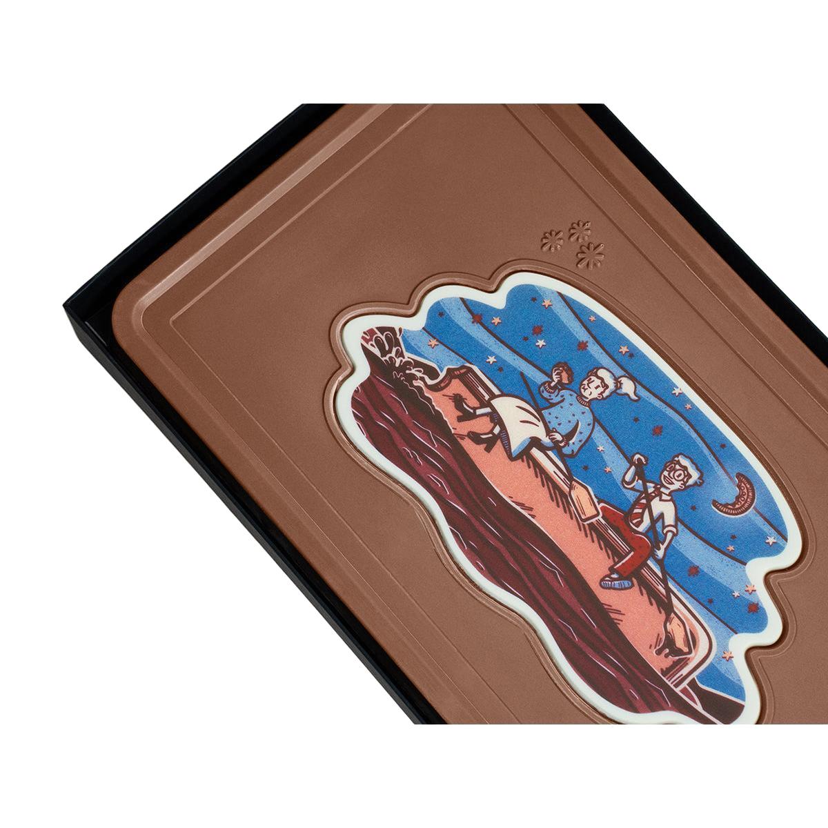 Custom Logo Giant 2lb. Engraved Combo Chocolate Bar – Classic Packaging