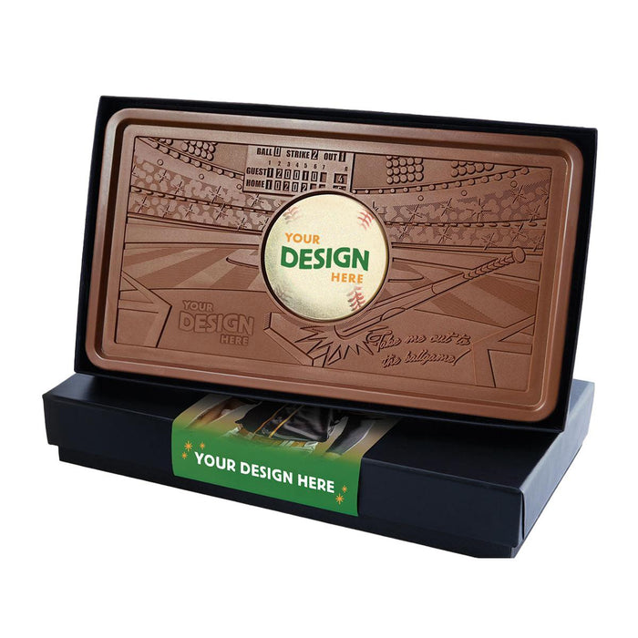 Custom Logo Giant 2lb. Engraved Combo Chocolate Bar – Luxury Packaging