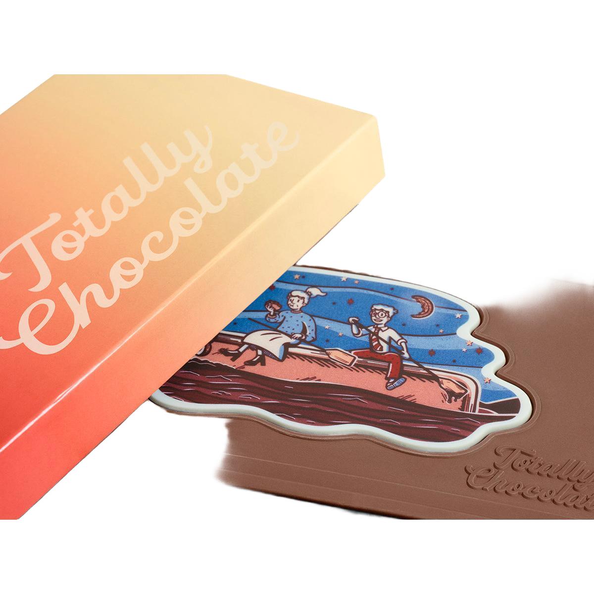 Custom Logo Giant 2lb. Engraved Combo Chocolate Bar – Luxury Packaging