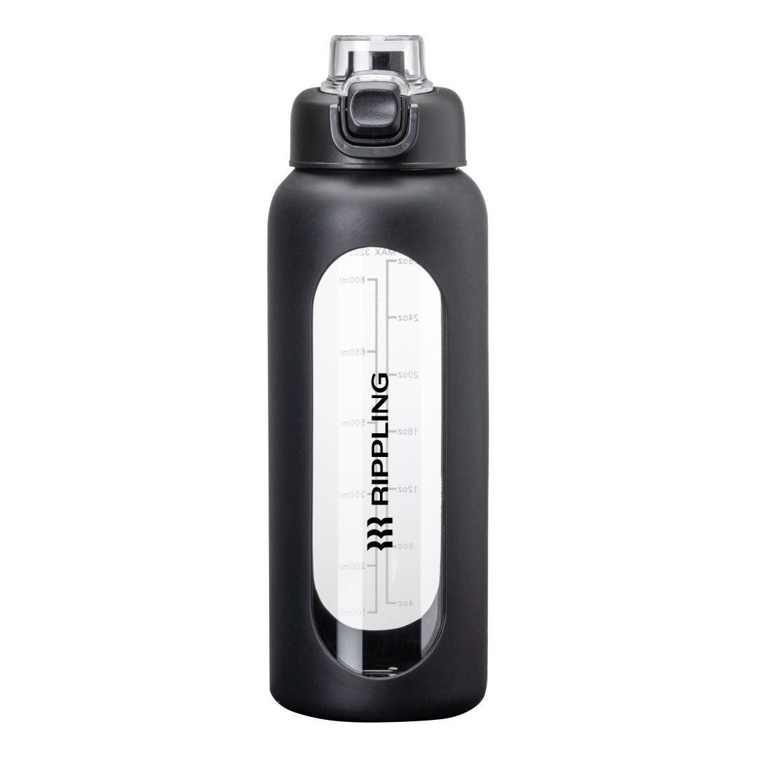 Custom Logo Glacia Glass Water Bottle - 32oz