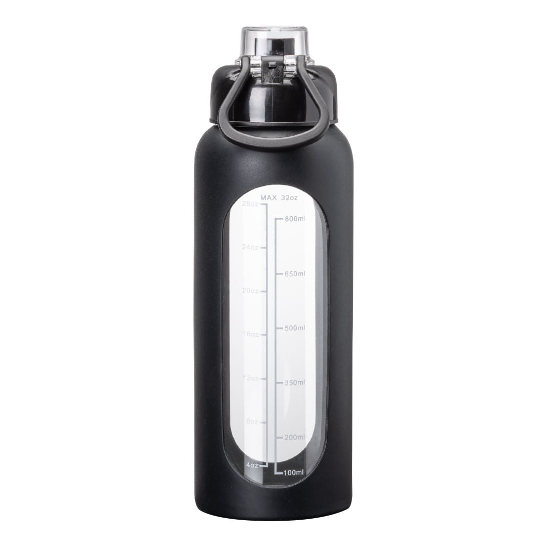 Custom Logo Glacia Glass Water Bottle - 32oz