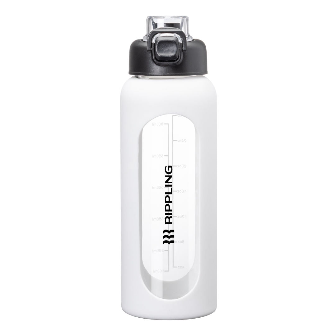 Custom Logo Glacia Glass Water Bottle - 32oz