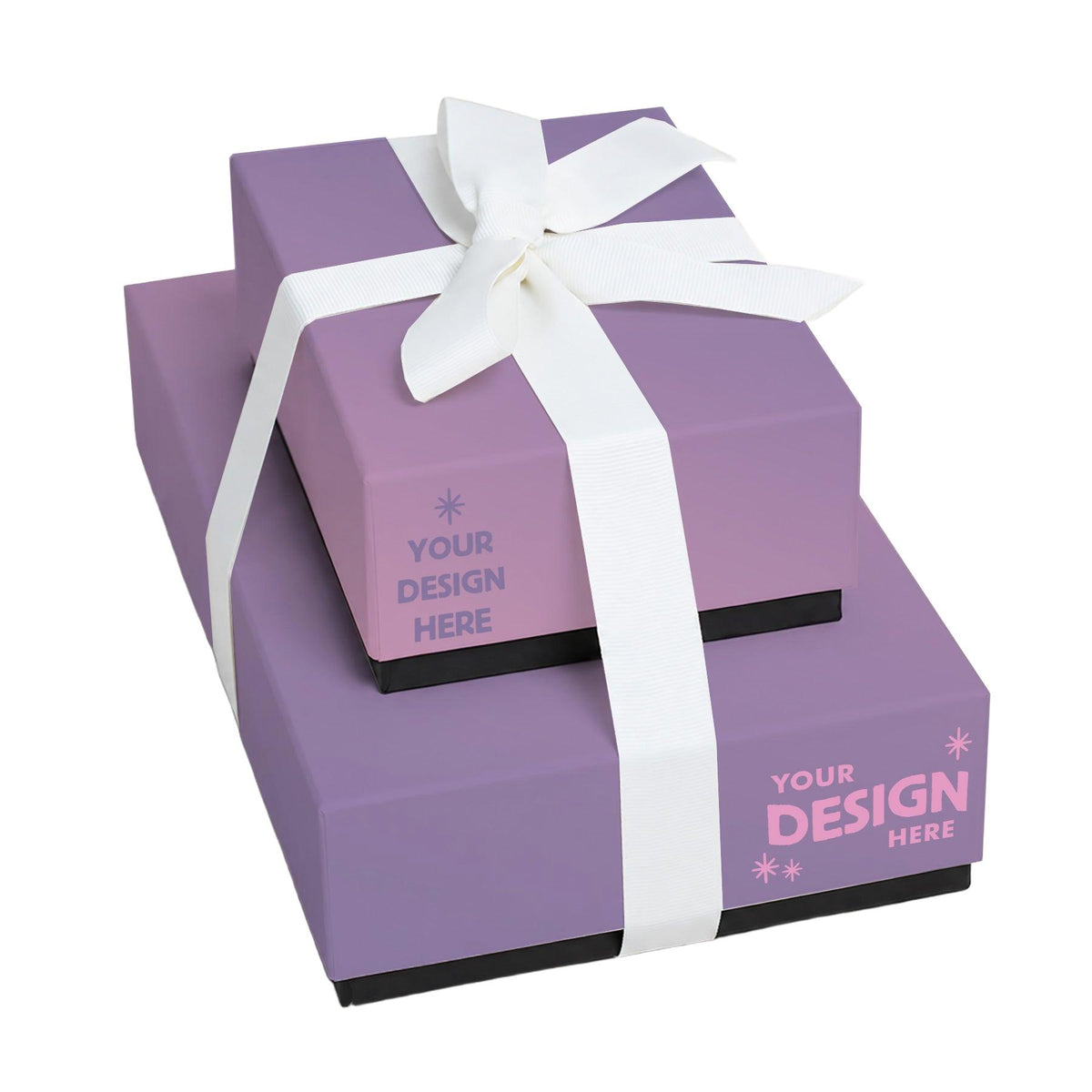 Custom Logo Gourmet 2-Tiered Gift Tower – Luxury Packaging