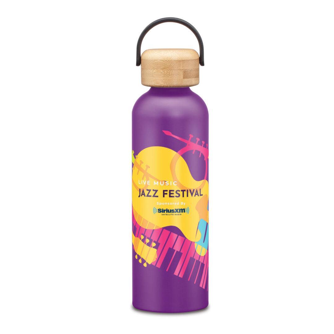 Custom Logo Greenstone Bottle - 24oz