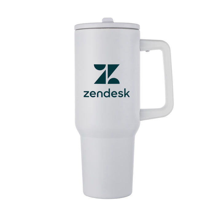 Custom Logo Gullfoss Double Wall SS Travel Mug - 40oz