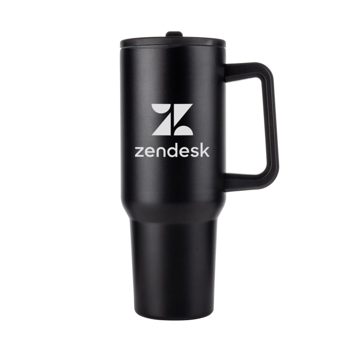 Custom Logo Gullfoss Double Wall SS Travel Mug - 40oz