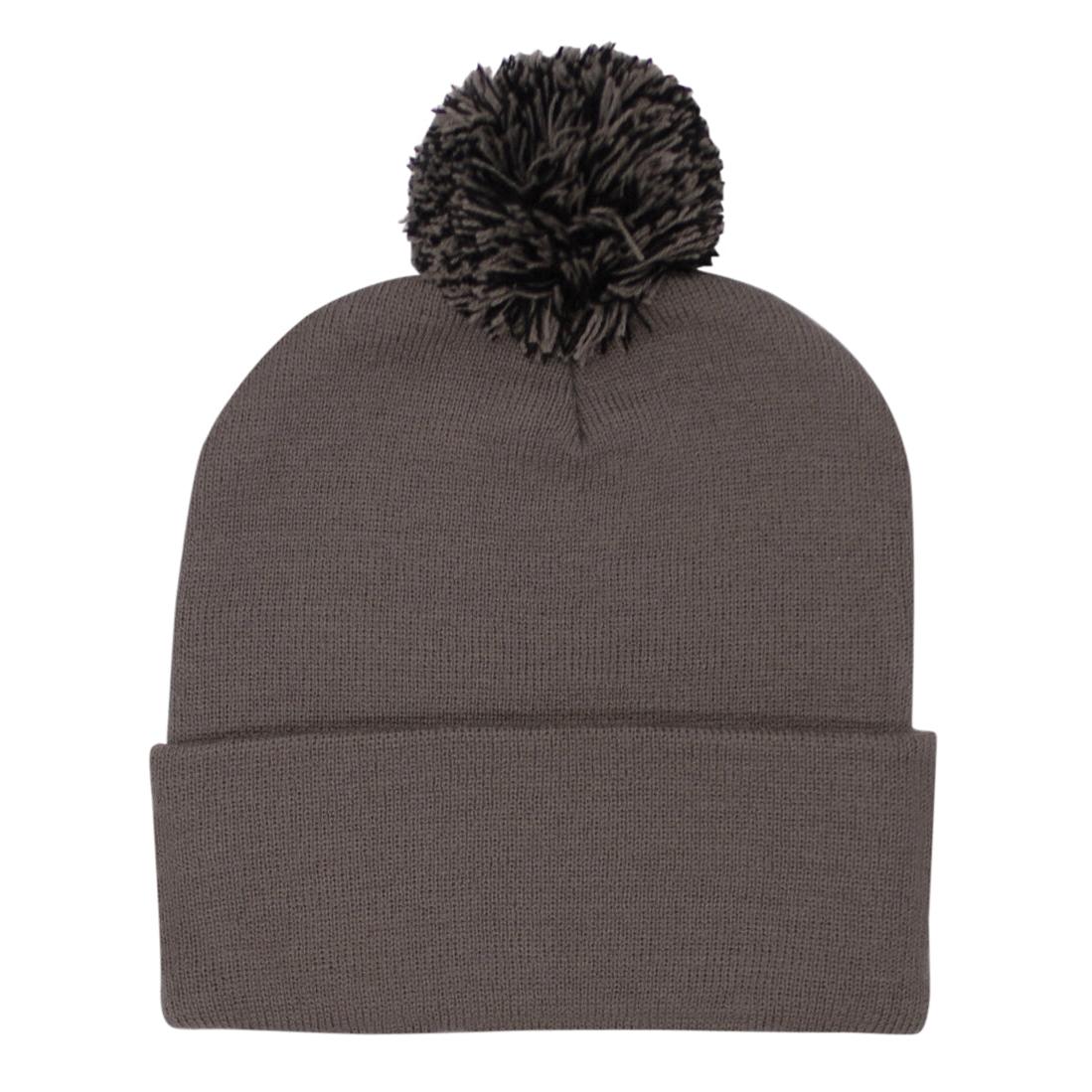 Custom Logo Headwear Canada Acrylic Beanie with Pom Pom