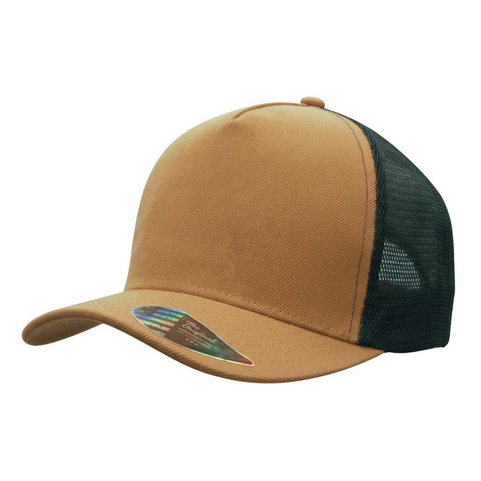 Custom Logo Headwear Canada American Premium Twill/Mesh Deep Fit Trucker Cap