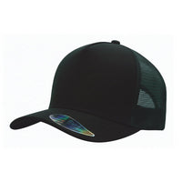 Custom Logo Headwear Canada American Premium Twill/Mesh Deep Fit Trucker Cap