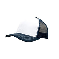 Custom Logo Headwear Canada Breathable Poly Twill With Mesh Back