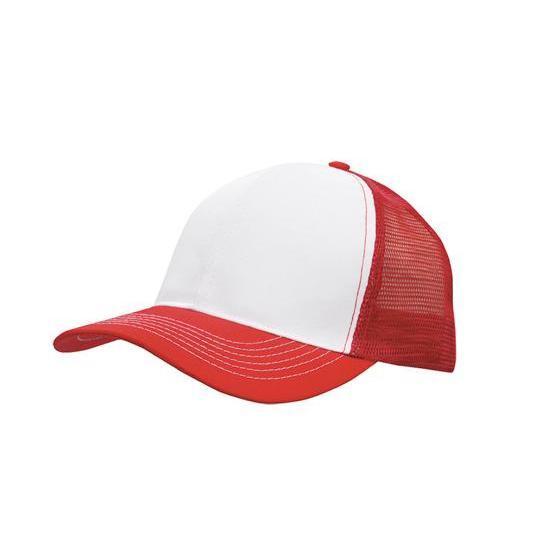 Custom Logo Headwear Canada Breathable Poly Twill With Mesh Back