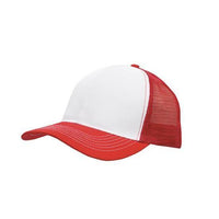 Custom Logo Headwear Canada Breathable Poly Twill With Mesh Back