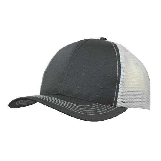 Custom Logo Headwear Canada Breathable Poly Twill With Mesh Back