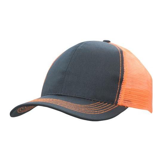 Custom Logo Headwear Canada Breathable Poly Twill With Mesh Back