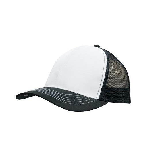 Custom Logo Headwear Canada Breathable Poly Twill With Mesh Back