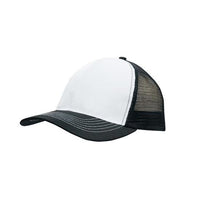 Custom Logo Headwear Canada Breathable Poly Twill With Mesh Back