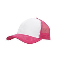 Custom Logo Headwear Canada Breathable Poly Twill With Mesh Back