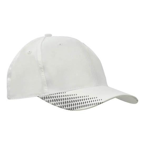 Custom Logo Headwear Canada Breathable Poly Twill with Peak Flash Print
